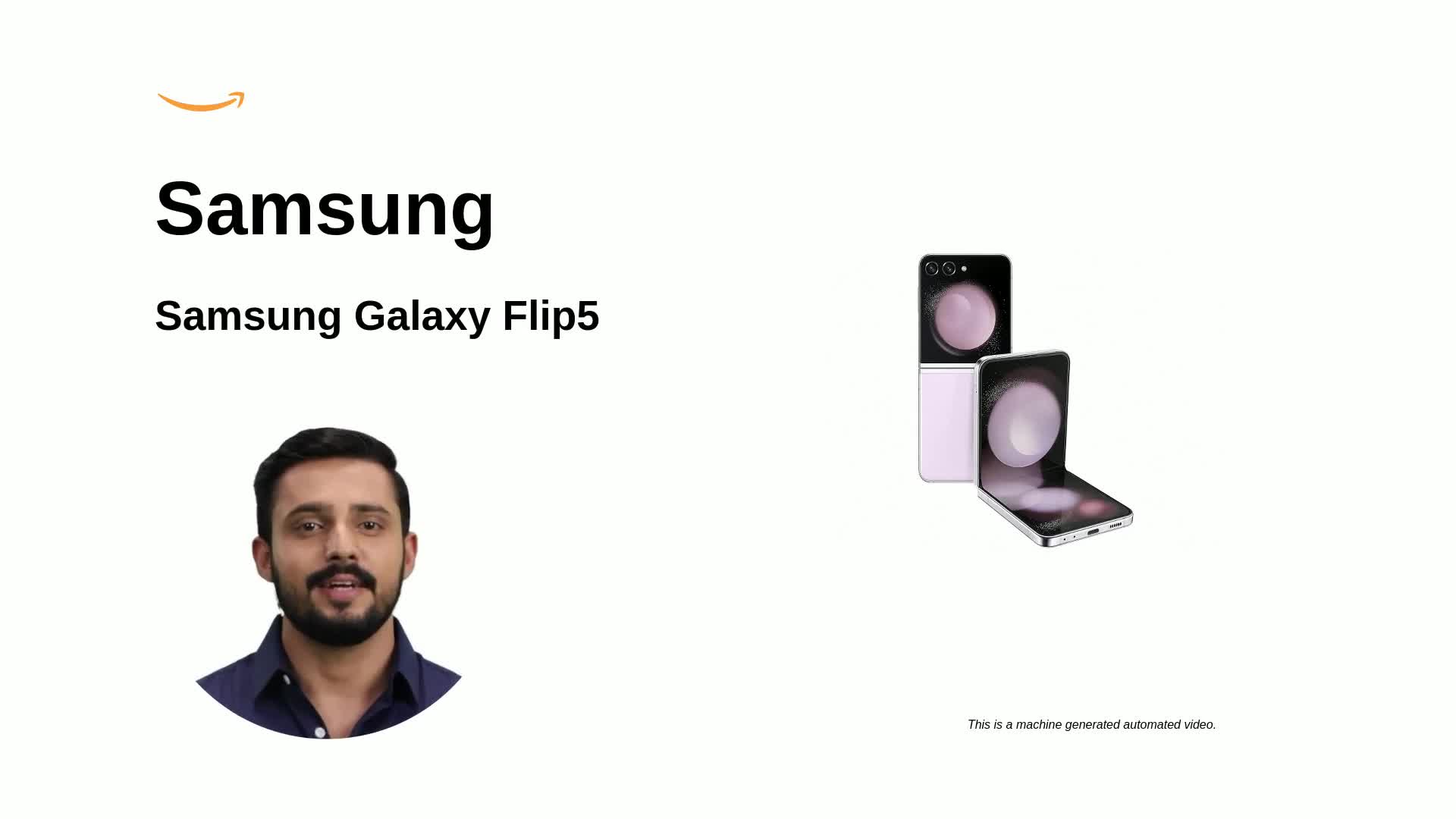 Samsung Galaxy Z Flip5 (Lavender, 8GB RAM, 512GB Storage)